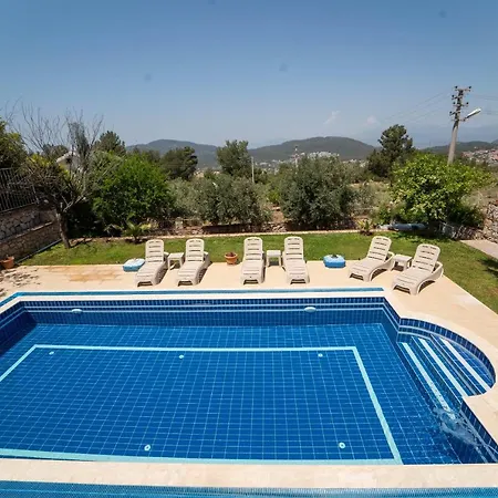 Fascinating Villa With Private Pool, Nature View, Fireplace And Balcony In Fethiye Fethiye